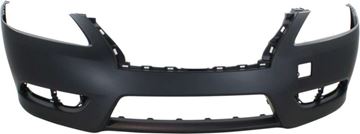 Nissan Front Bumper Cover-Primed, Plastic, Replacement REPN010353PQ