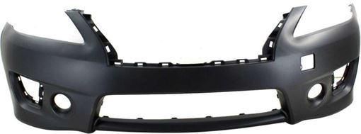 Nissan Front Bumper Cover-Primed, Plastic, Replacement REPN010355PQ