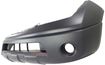 Bumper Cover, Frontier 05-08 Front Bumper Cover, Primed, Plastic, 2.5L Eng, 1-Piece Type Bumper, Replacement REPN010358P