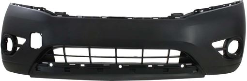 Nissan Front Bumper Cover-Primed top; Textured bottom, Plastic, Replacement REPN010360PQ