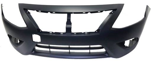 Nissan Front Bumper Cover-Primed, Plastic, Replacement REPN010363PQ