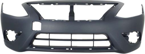 Nissan Front Bumper Cover-Primed, Plastic, Replacement REPN010364P