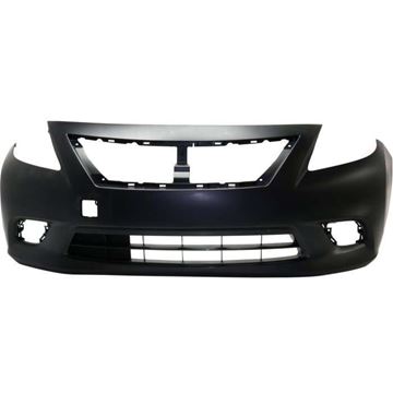 Bumper Cover, Versa 13-14 Front Bumper Cover, Primed, Automatic Cvt - Capa, Replacement REPN010374PQ