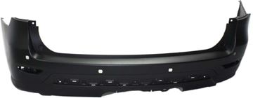 Bumper Cover, Pathfinder 13-16 Rear Bumper Cover, Primed, W/ Obj Snsr And Towing Hitch Holes, Replacement REPN760148P