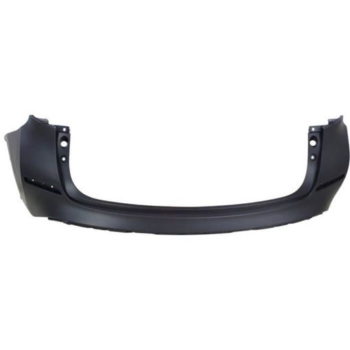 Nissan Rear, Upper Bumper Cover-Primed, Plastic, Replacement REPN760165P