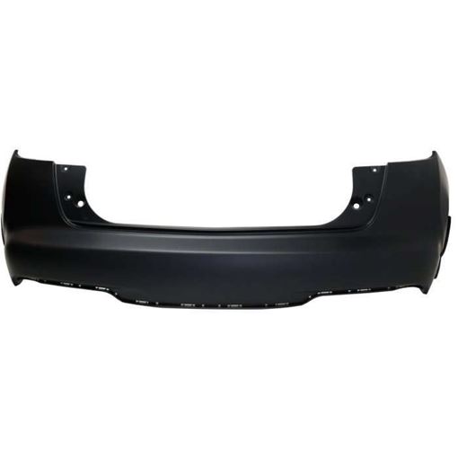 Nissan Rear Bumper Cover-Paint to Match, Plastic, Replacement REPN760166P