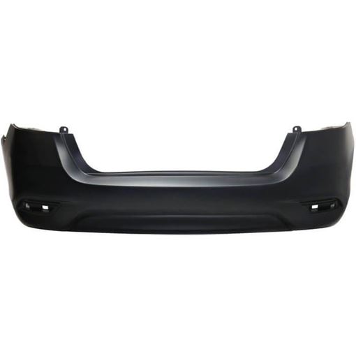 Bumper Cover, Sentra 16-18 Rear Bumper Cover, (Upper, Primed)/(Lower, Textured), Standard Type, Replacement REPN760171P