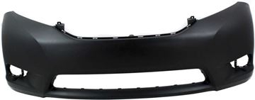 Toyota Front Bumper Cover-Primed, Plastic, Replacement REPT010333P