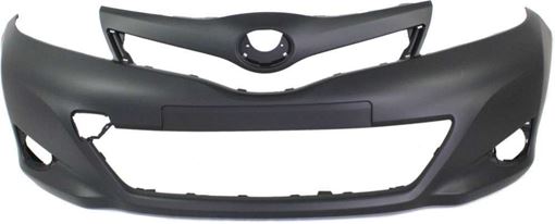 Toyota Front Bumper Cover-Primed, Plastic, Replacement REPT010355P