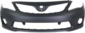 Toyota Front Bumper Cover-Primed, Plastic, Replacement REPT010356PQ