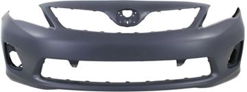 Toyota Front Bumper Cover-Primed, Plastic, Replacement REPT010357PQ