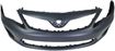 Bumper Cover, Corolla 11-13 Front Bumper Cover, Primed, W/O Spoiler Holes, Japan Built - Capa, Replacement REPT010358PQ