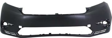 Toyota Front Bumper Cover-Primed, Plastic, Replacement REPT010360P