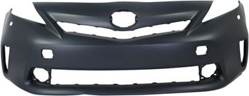 Toyota Front Bumper Cover-Primed, Plastic, Replacement REPT010361PQ