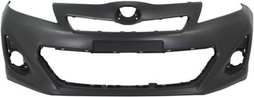 Toyota Front Bumper Cover-Primed, Plastic, Replacement REPT010366PQ