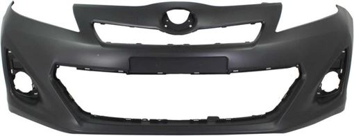 Toyota Front Bumper Cover-Primed, Plastic, Replacement REPT010366PQ