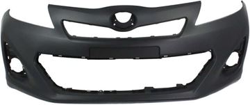 Toyota Front Bumper Cover-Primed, Plastic, Replacement REPT010366P