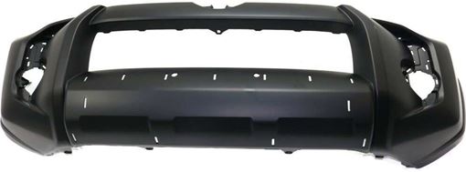 Bumper Cover, 4Runner 14-18 Front Bumper Cover, Prmd, W/ Front Emblem And Valance Panel, W/O Chr Trim, Sr5/Trail Models - Capa, Replacement REPT010391PQ