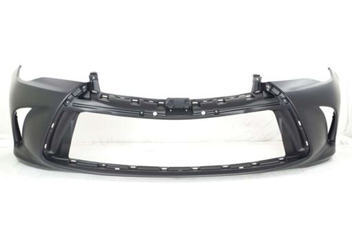 Bumper Cover, Camry 15-17 Front Bumper Cover, Primed, Replacement REPT010397P