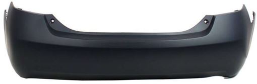 Bumper Cover, Camry 07-11 Rear Bumper Cover, Primed, W/ Single Exhaust Hole, Hybrid Model, Usa Built - Capa, Replacement REPT760107PQ