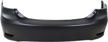 Bumper Cover, Corolla 11-13 Rear Bumper Cover, Primed, W/O Spoiler Holess, Base/Ce/L/Le Models, North America Built, Replacement REPT760136