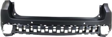 Toyota Rear, Upper Bumper Cover-Primed, Plastic, Replacement REPT760157PQ