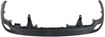 Toyota Rear, Upper Bumper Cover-Textured, Plastic, Replacement REPT760157