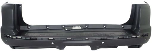 Bumper Cover, 4Runner 14-18 Rear Bumper Cover, Primed, W/ Chrome Trim, Limited/Sr5 Models, Replacement REPT760160P