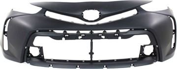 Bumper Cover, Prius V 15-17 Front Bumper Cover, Primed - Capa, Replacement REPTY010304PQ