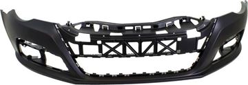 Bumper Cover, Passat Cc 09-12 Front Bumper Cover, Prmd, 2.0L/3.6L Eng, W/O Hlw And Parking Aid Snsr Holes, Replacement REPV010338P