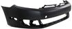 Bumper Cover, Golf 10-14 Front Bumper Cover, Primed, (Exc. R Model), Hatchback, W/O Headlight Washer Holes - Capa, Replacement REPV010345PQ