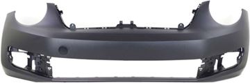 Bumper Cover, Beetle 12-16 Front Bumper Cover, Primed, (Exc. R-Line Model), Convertible/Hatchback - Capa, Replacement REPV010347PQ