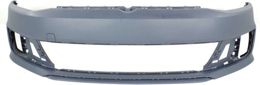 Bumper Cover, Jetta 12-14 Front Bumper Cover, Primed, Gli Model, Sedan, Replacement REPV010356P