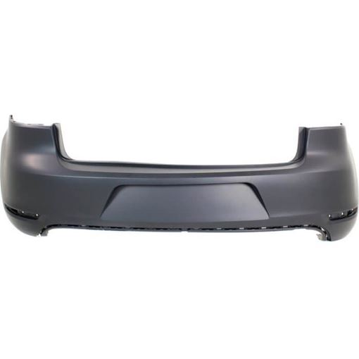 Bumper Cover, Gti 10-14 Rear Bumper Cover, Primed, W/O Park Assist Snsr Holes - Capa, Replacement REPV760116PQ