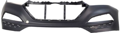 Hyundai Front, Upper Bumper Cover-Primed, Plastic, Replacement RH01030001P