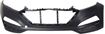 Hyundai Front, Upper Bumper Cover-Primed, Plastic, Replacement RH01030001P