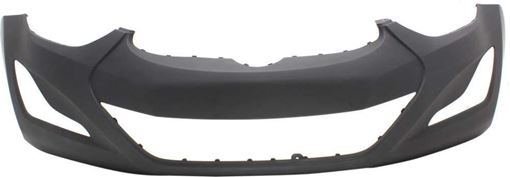 Hyundai Front Bumper Cover-Primed, Plastic, Replacement RH01030002PQ