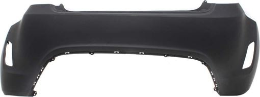 Hyundai Rear Bumper Cover-Primed, Plastic, Replacement RH01030003P