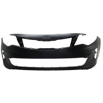 Bumper Cover, Optima 16-18 Front Bumper Cover, Primed, (Exc. Hybrid Model), Standard Type, Usa Built - Capa, Replacement RK01030004PQ