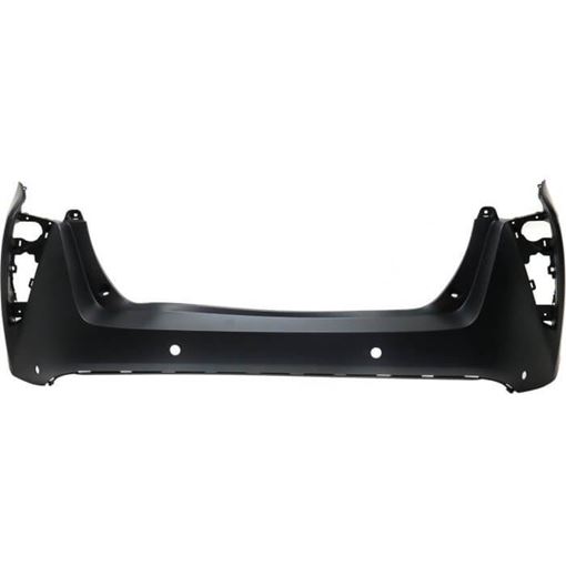 Bumper Cover, Prius 16-18 Rear Bumper Cover, Primed, W/ Parking Aid Snsr Holes, Replacement RT76010006P