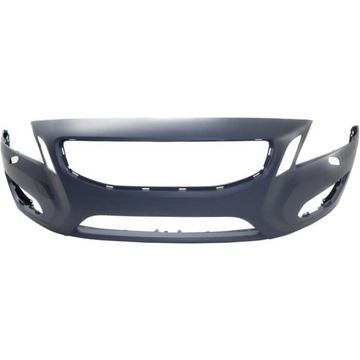 Bumper Cover, S60 12-13 Front Bumper Cover, Primed, W/ Hlw Holes, W/ Tow Hook Cover, R Design Model, Replacement RV01030003P