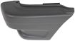 Mazda Front, Driver Side Bumper Endnd-Primed, Plastic, Replacement 1698