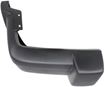 Jeep Front, Passenger Side Bumper Endr End-Textured, Plastic, Replacement 19016