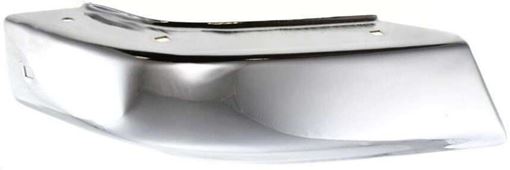 Nissan Front, Passenger Side Bumper Endr End-Chrome, Steel, Replacement 9767-1