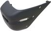 Toyota Rear, Passenger Side Bumper End End-Textured, Plastic, Replacement REPT761101