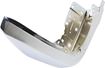 Dodge, Ram, Toyota Rear, Passenger Side Bumper End End-Chrome, Steel, Replacement REPT761129