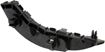 Honda Front, Passenger Side Bumper Filler-Black, Replacement REPH013147