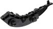 Honda Front, Passenger Side Bumper Filler-Black, Replacement REPH013147