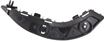 Honda Front, Passenger Side Bumper Filler-Black, Replacement REPH013147