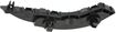 Honda Front, Driver Side Bumper Filler-Black, Replacement REPH013148